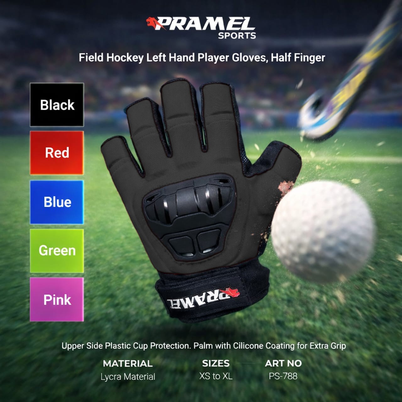 Pramel Pro Glove - Fully Padded - M Left Hand 